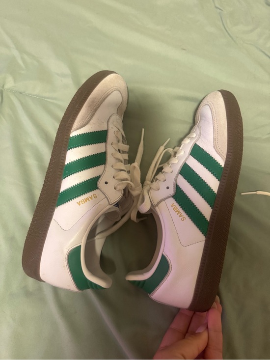 adidas Shoes - Adidas Samba Core White & Green women’s Sneaker